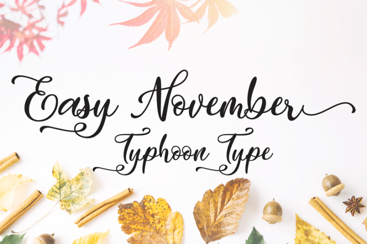 picture of Easy November Font