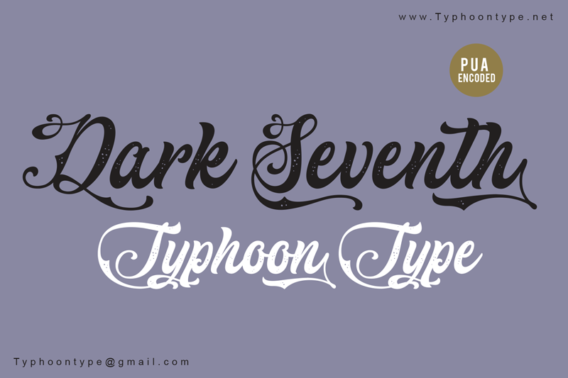 Dark Seventh Font