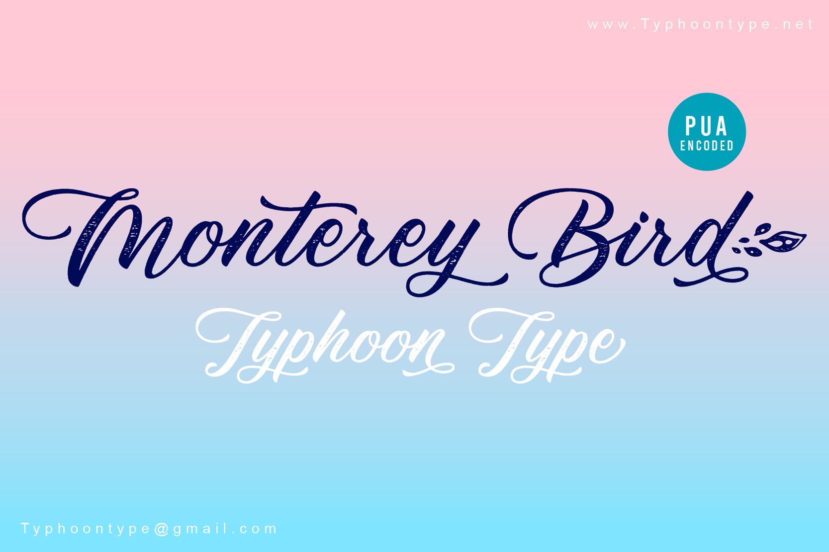 Monterey Bird font