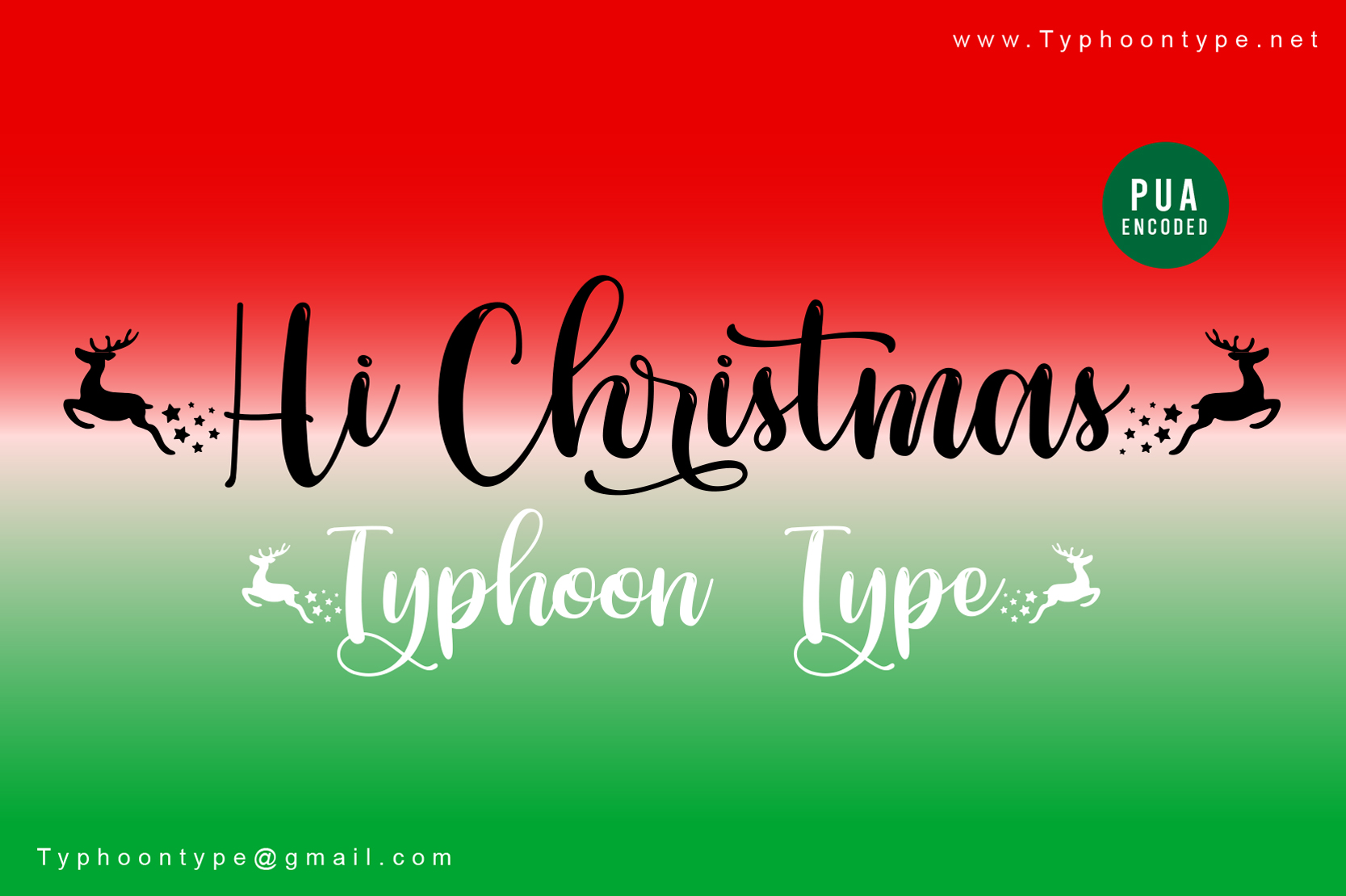 Hi Christmas font