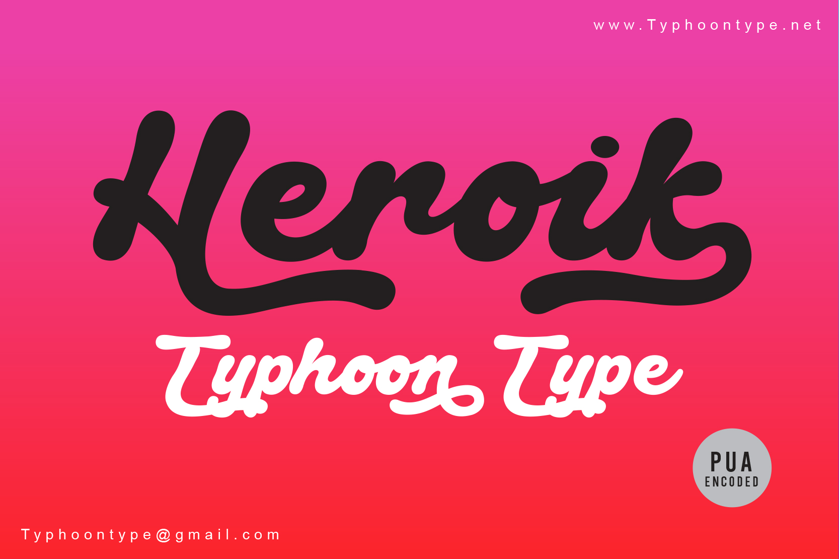 Heroik font