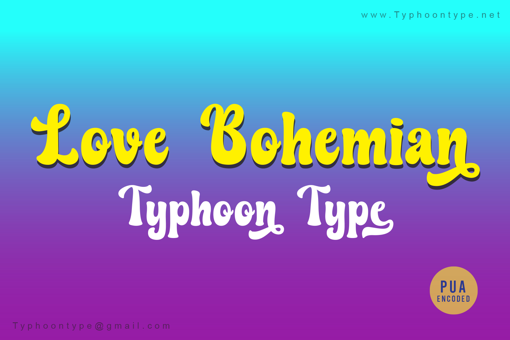 Love Bohemian font