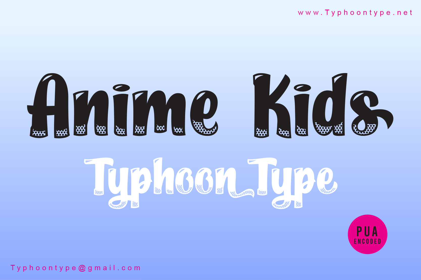 Anime Kids Font