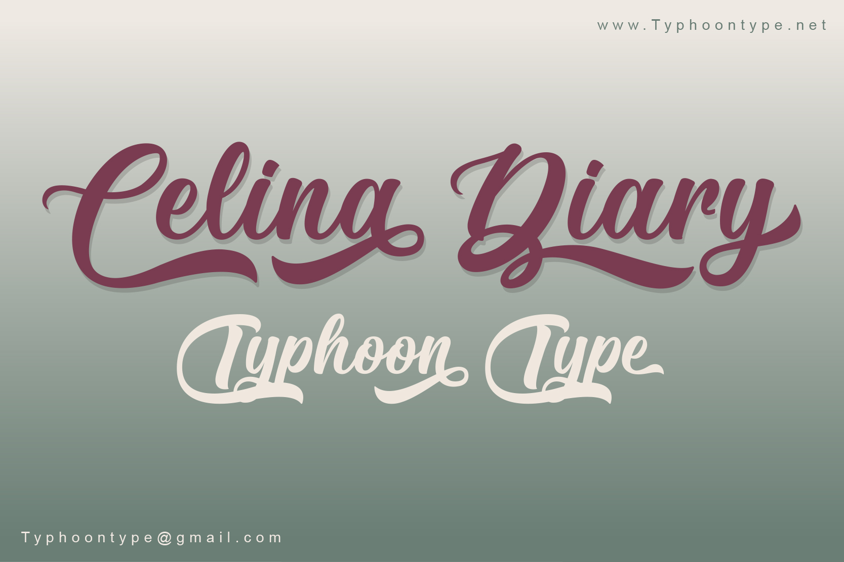 Celina Diary font