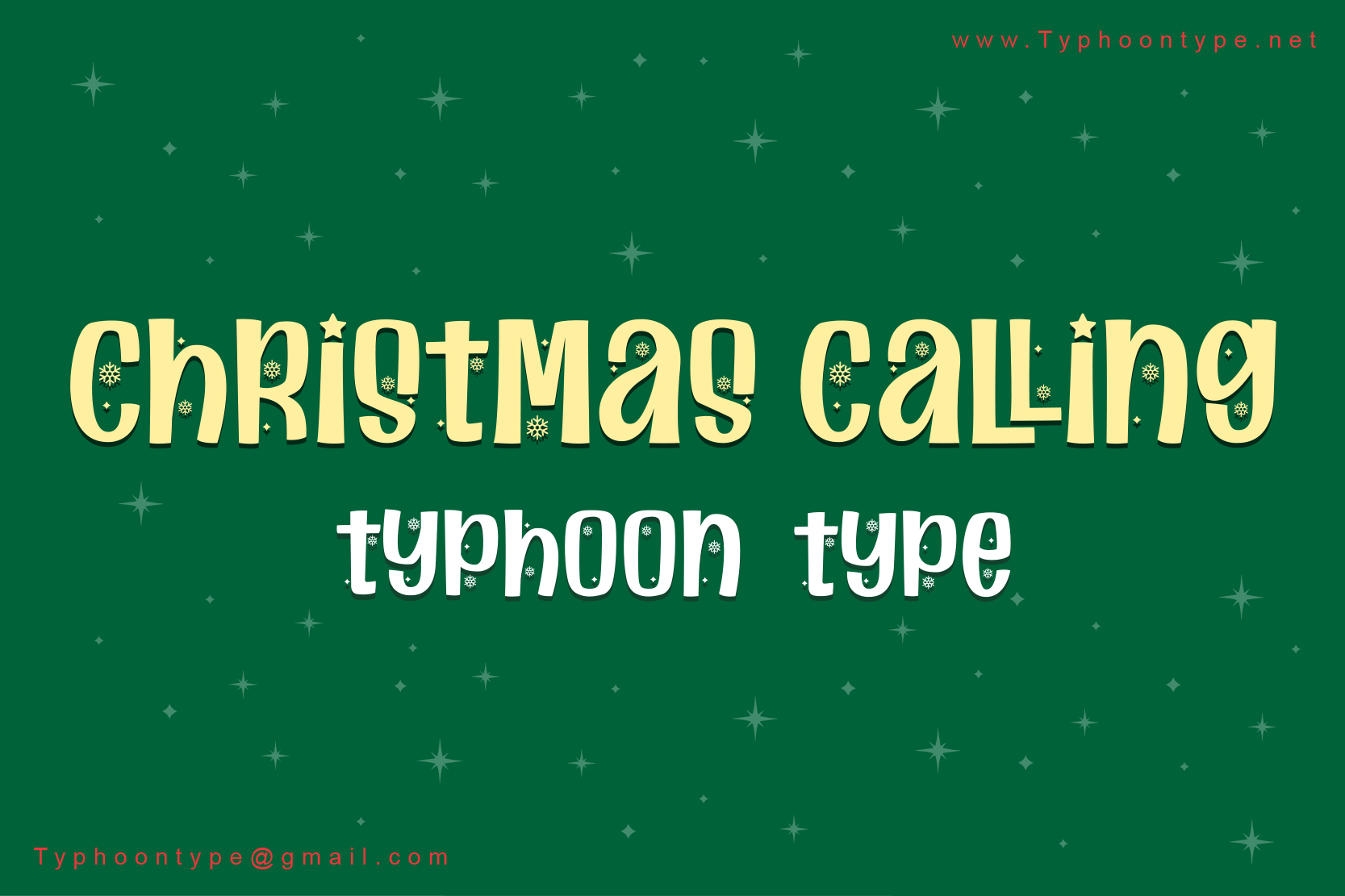 Christmas Calling Font