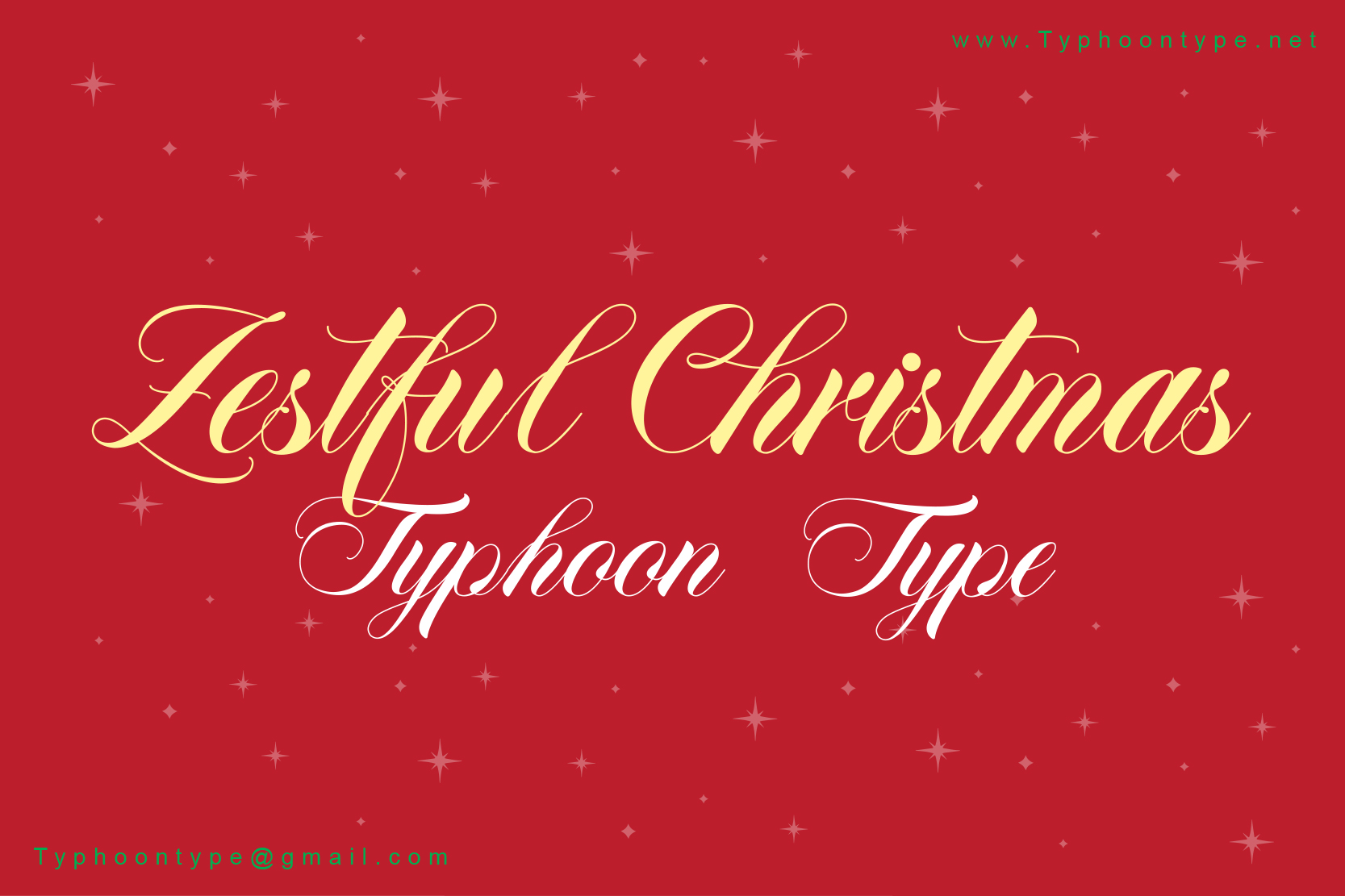 Zestful Christmas Font